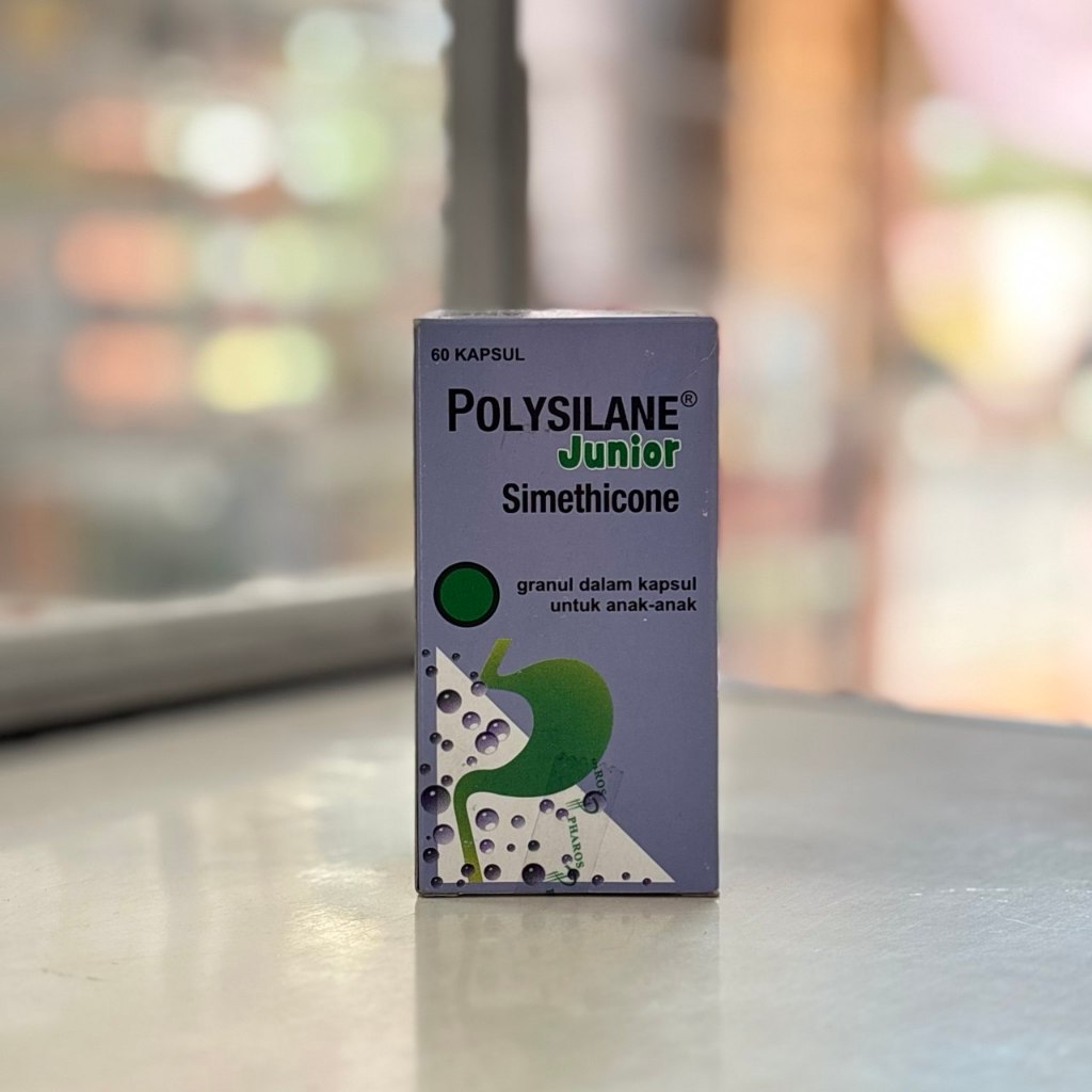 Polysilane Junior untuk bayi dan anak-anak isi 60 kapsul