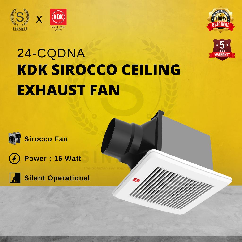 KDK CEILING EXHAUST FAN PLAFON SIROCCO 24 CDQN 24CDQN