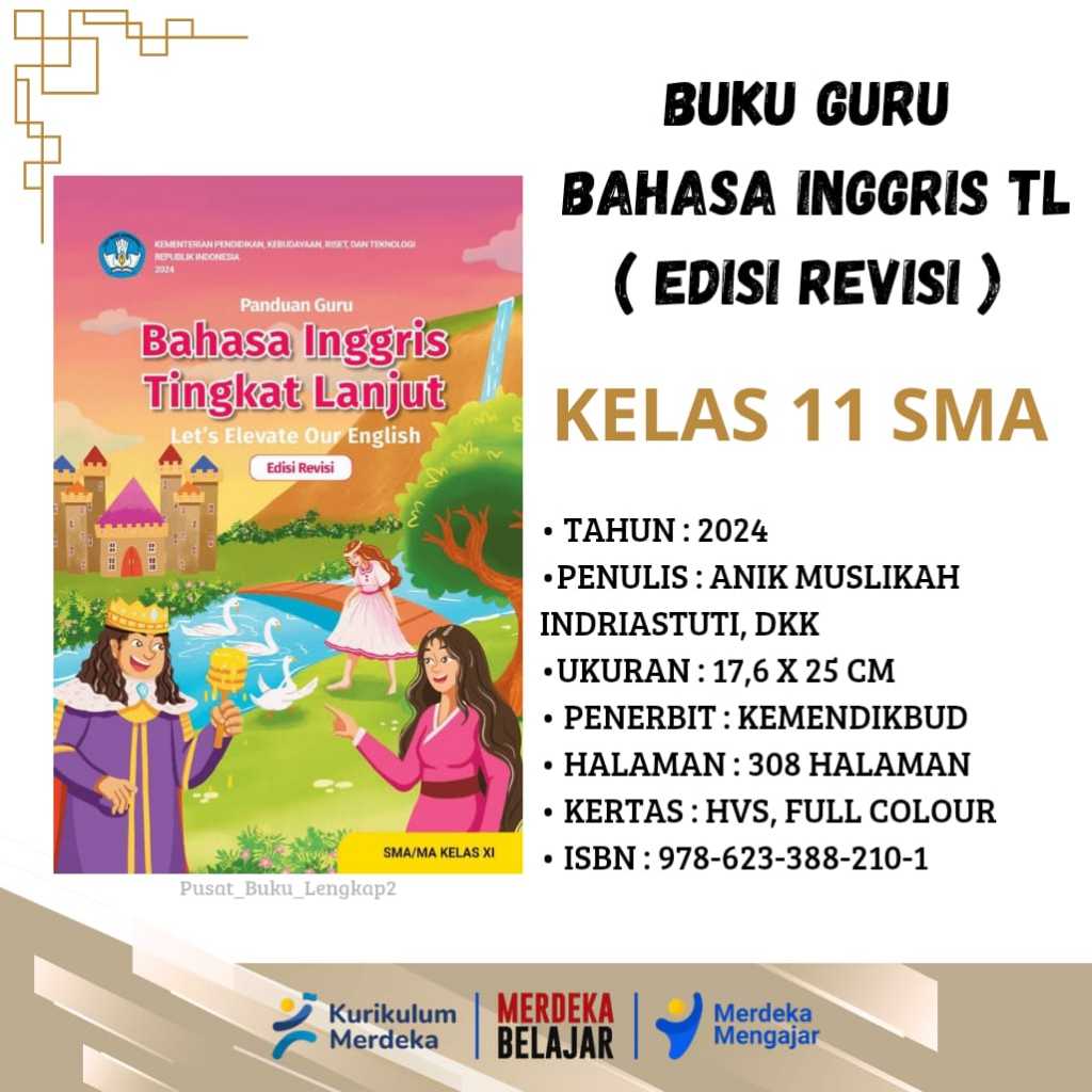 BUKU GURU BAHASA INGGRIS TL EDISI REVISI KELAS 11 KURIKULUM PENGGERAK MERDEKA SMA/K/MA PENERBIT: KEM