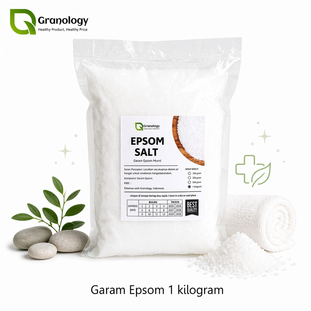 Garam Epsom / Epsom Salt (1 kilogram) Premium