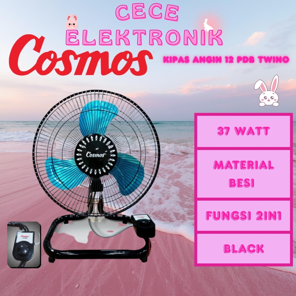 KIPAS ANGIN COSMOS 2IN1 12 PDB TWINO