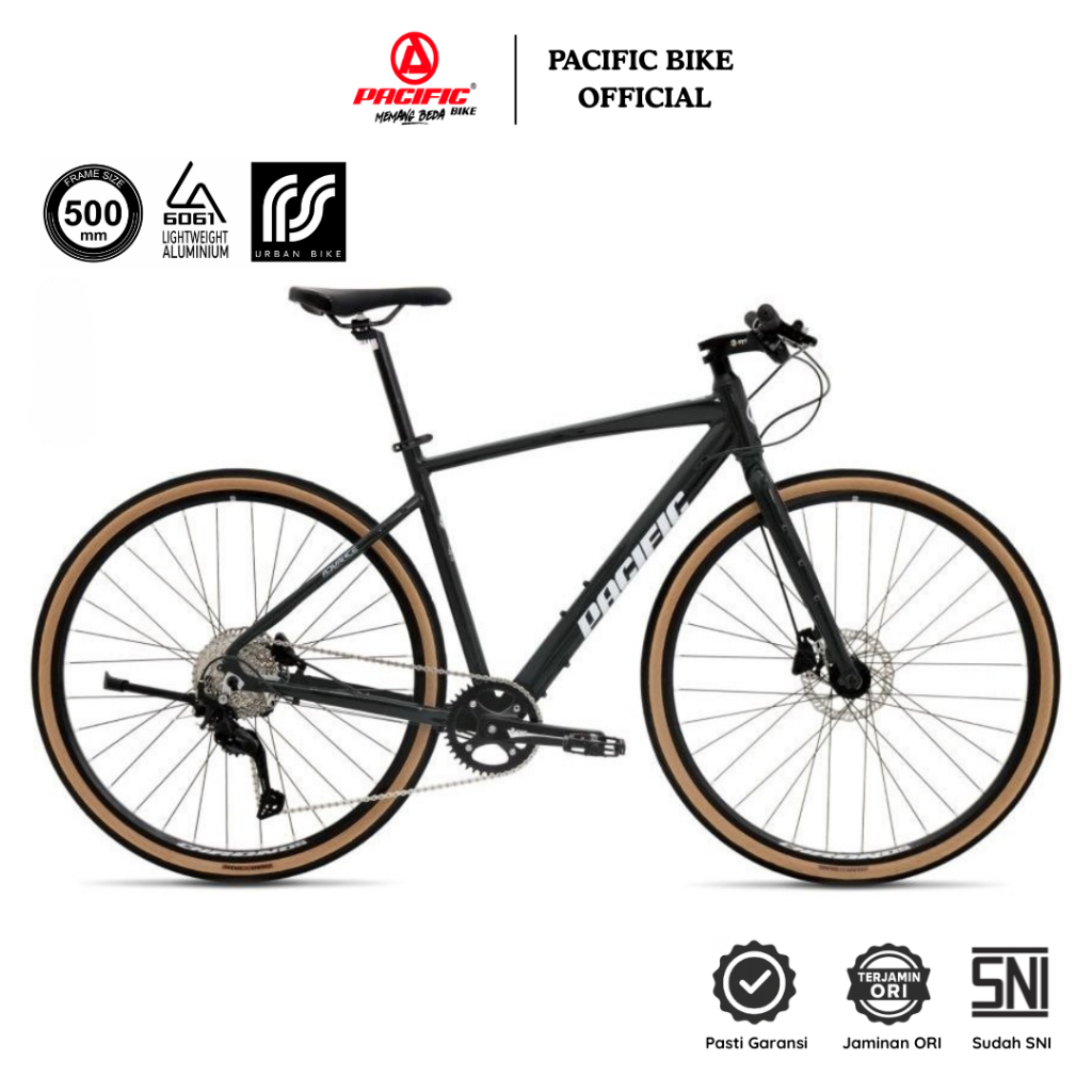 Pacific Sepeda Hybrid Remaja dan Dewasa Rochester Pro Urban Alloy 6061