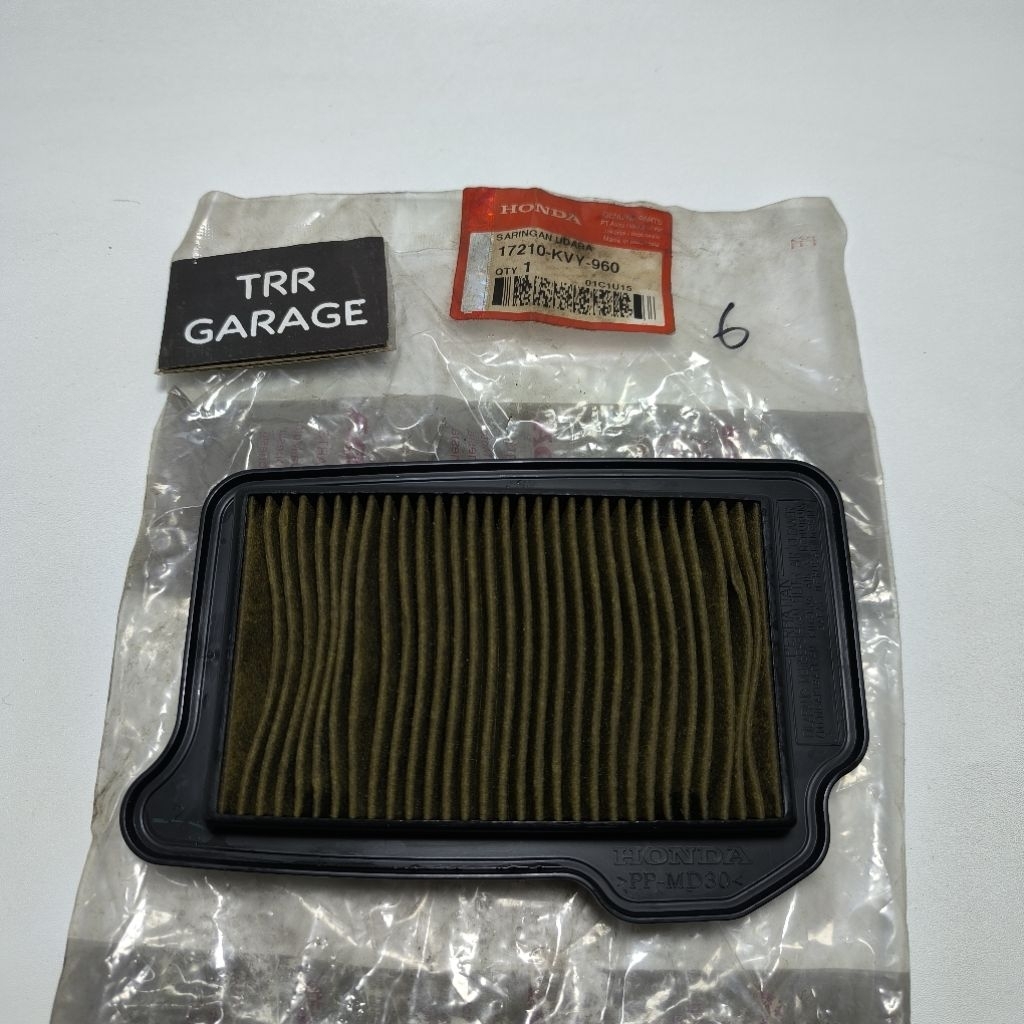 Filter saringan box Udara Motor Honda beat karbu lama old KVY  ORIGINAL AHM