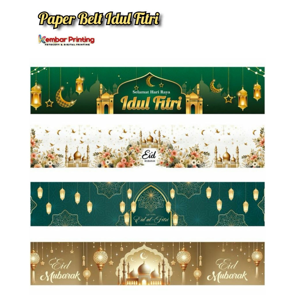 PAPER BELT IDUL FITRI/PAPER BELT RAMADHAN/SEGEL BOX MAKANAN