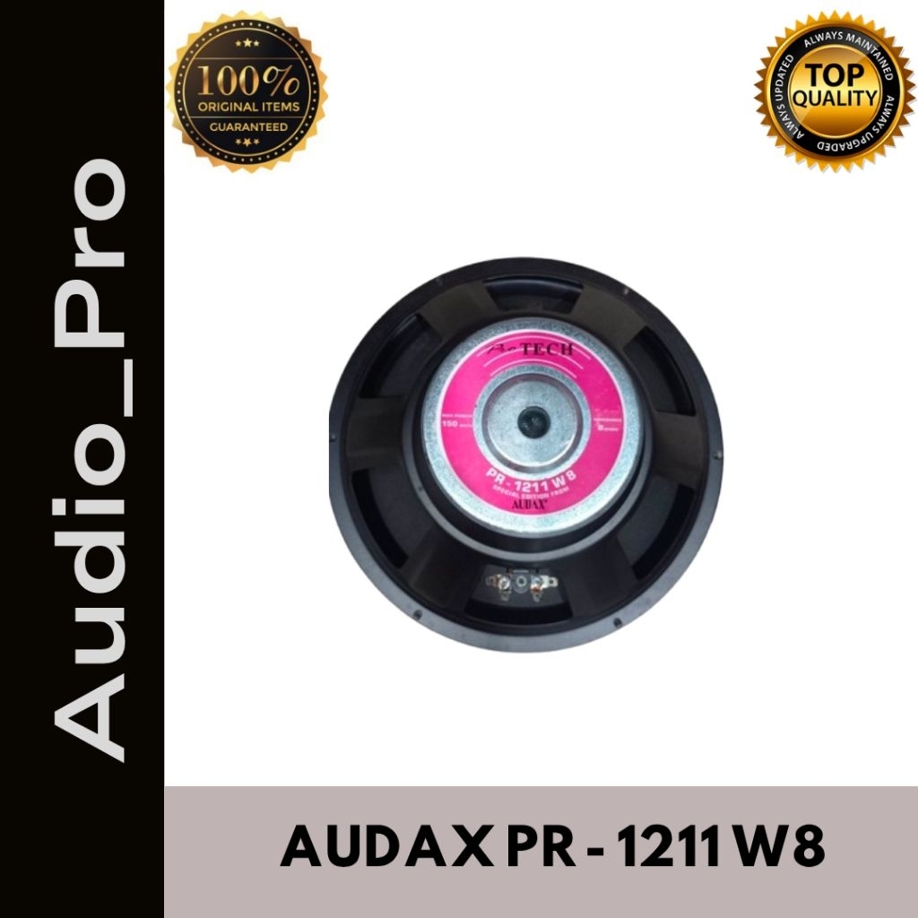 Speaker Audax PR 1211 W8 Speaker Audax Pasif 12 Inch PR1211 W8