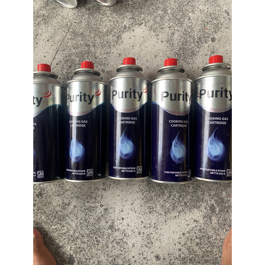 Tabung Gas Portable Purity - Isi Ulang Siap Pakai
