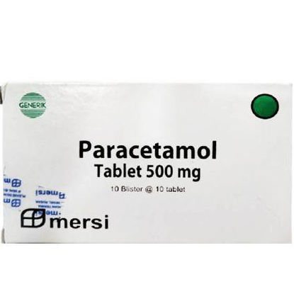 Paracetamol Mersi 500 mg 100 Tablet - Obat Demam dan Nyeri Ringan