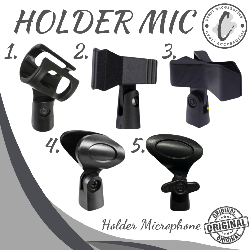 Holder Microphone Jepitan Microphone Holder / Jepitan Mic