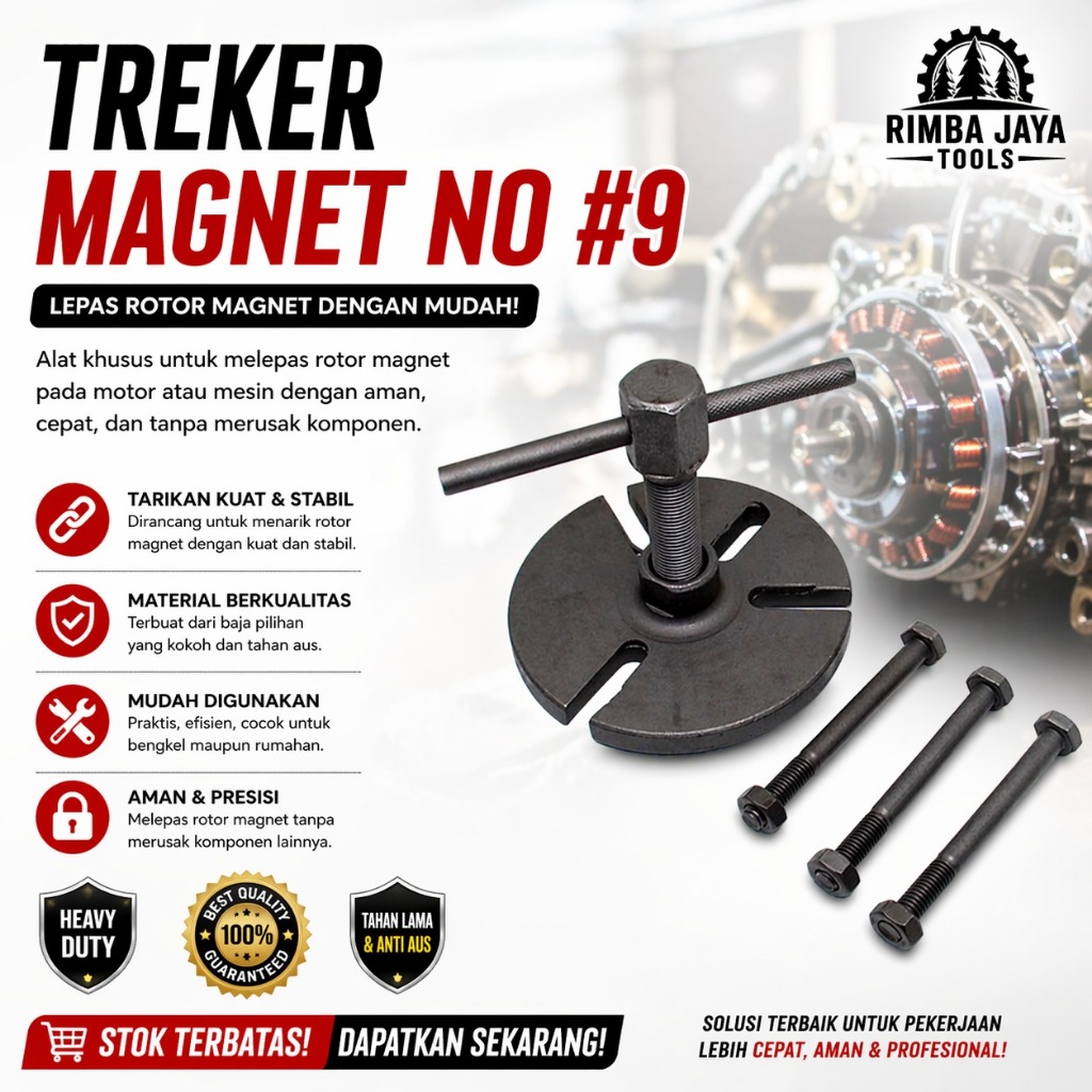 DISKON AMTECH Treker Magnet No #9 Motor YAMAHA -Kunci Buka Magnet