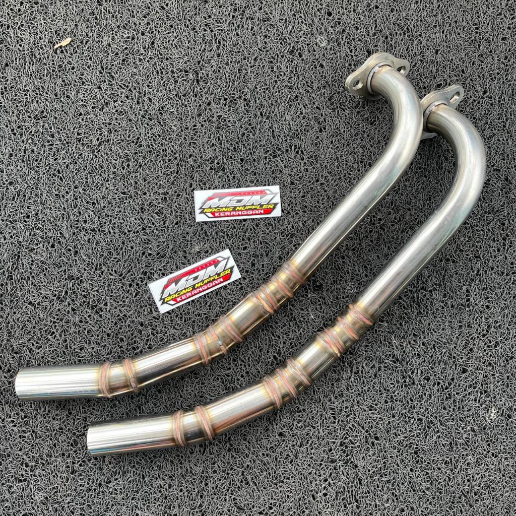 LEHERAN KNALPOT PIPA LEHERAN KNALPOT MDM NMAX OLD / AEROX OLD 28-32 MM