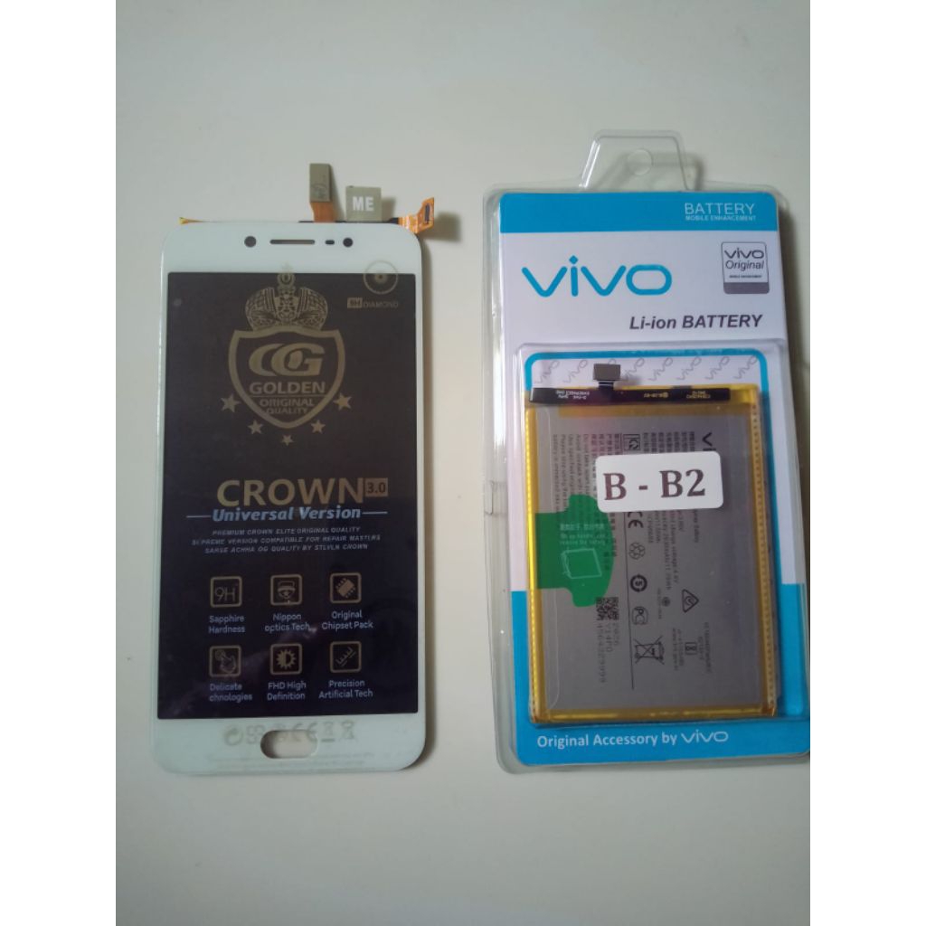 LCD dan Baterai Vivo Y67 / Vivo V5 / Vivo V5s