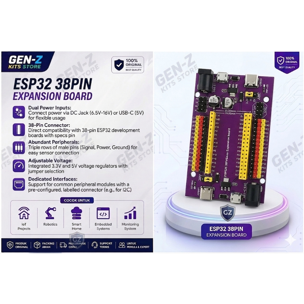 Expansion Board Esp32 38 Pin