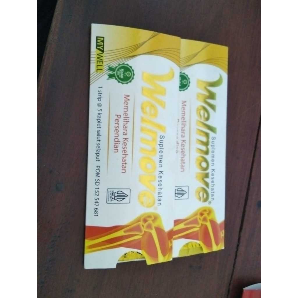 WELMOVE Obat Nyeri Sendi 5 Kaplet Glucosamine Chondroitin Vitamin C Mangan Magnesium