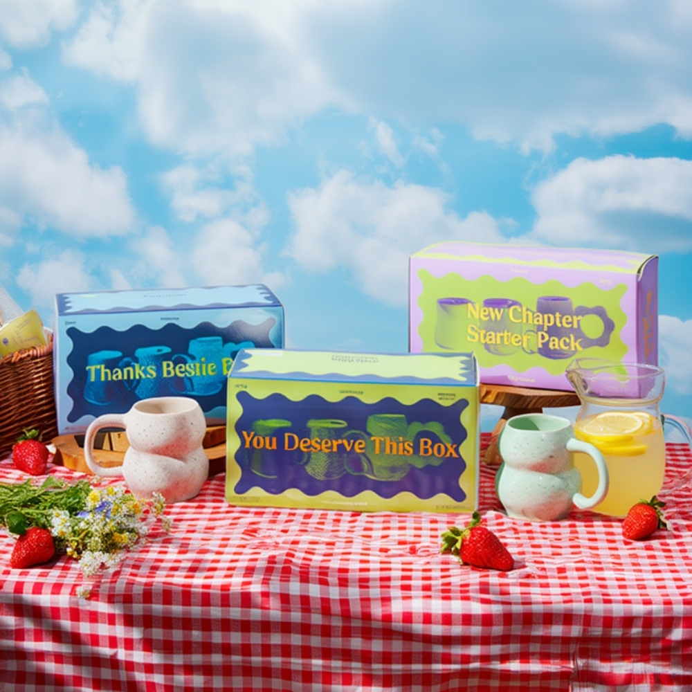 Capricorn Homeliving Vibe Hampers Kit Ceramic Mug Greeting Card Mug Keramik dan Kartu Ucapan