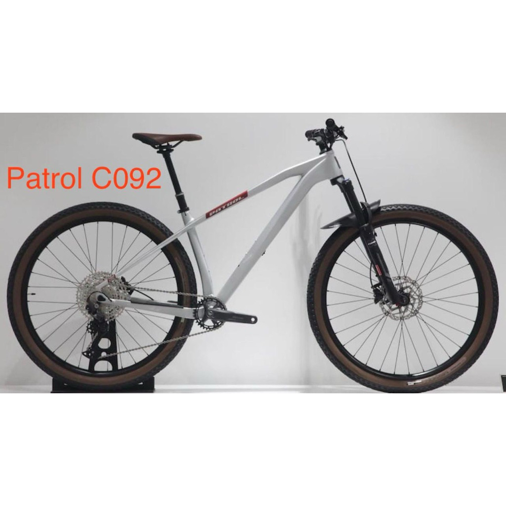SEPEDA GUNUNG MTB 29 PATROL C092 CARBON SIZE M 17 INCH SILVER NEW
