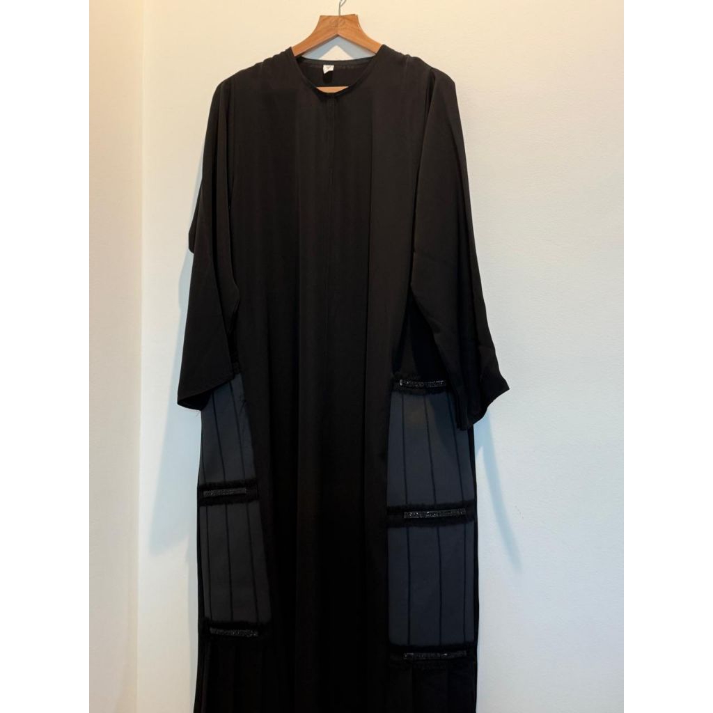 Abaya Hitam Elegan/Abaya Import Arab/R1019