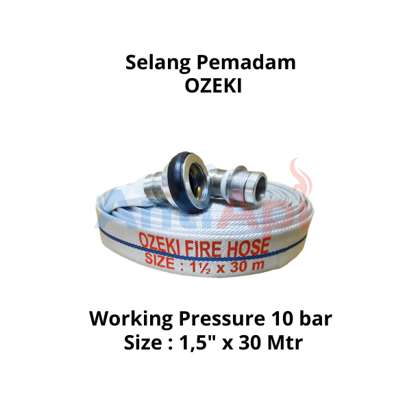 Selang pemadam OZEKI || fire hose OZEKI 10 Bar