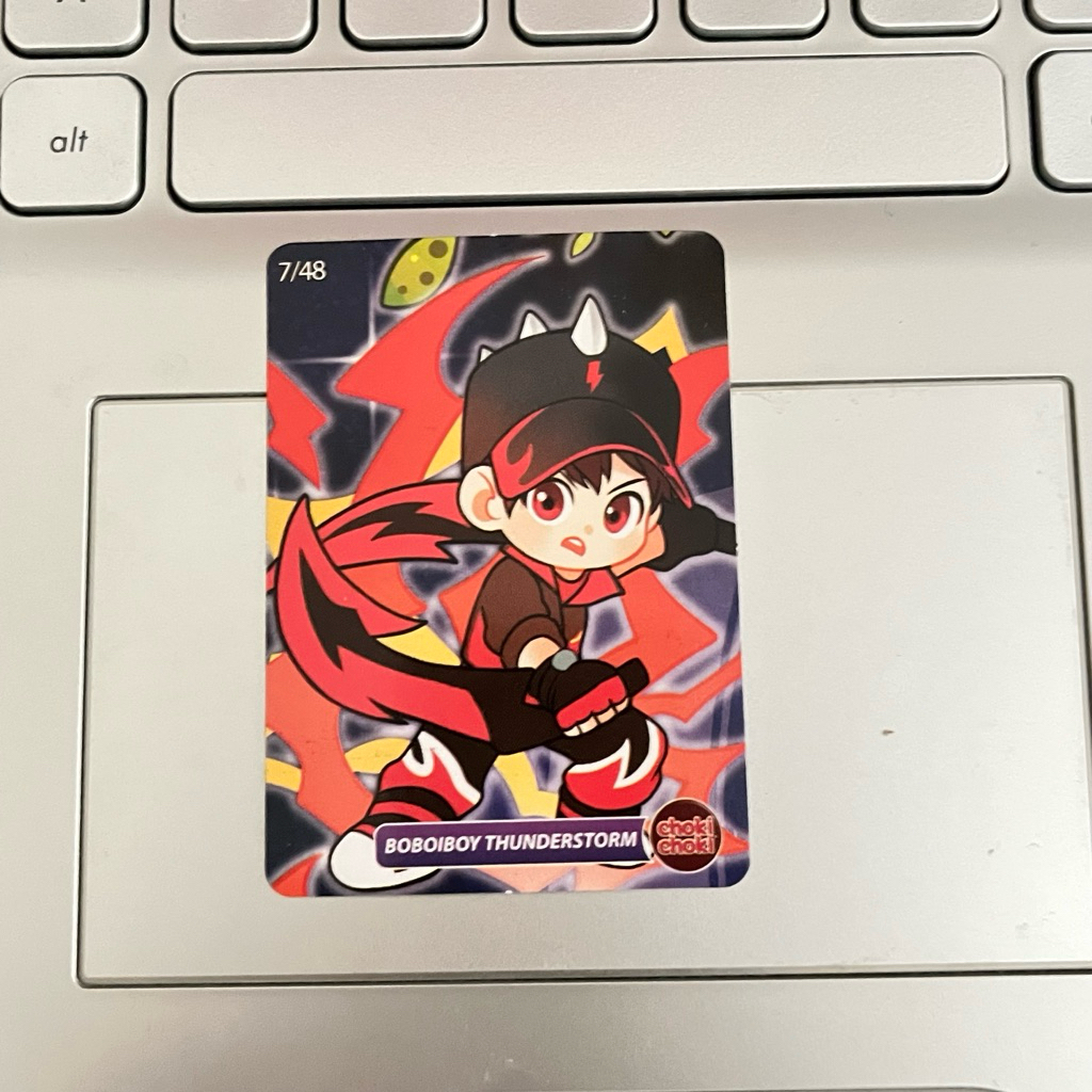 Kartu BoBoiBoy Halilintar no 7/48 - Choki Choki Puzzle Malaysia