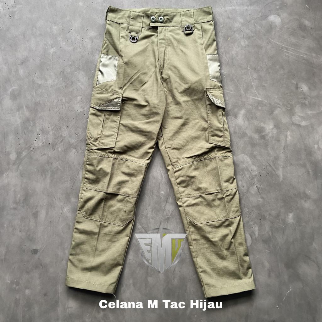 Celana M Tac Hijau Celana Cargo Panjang