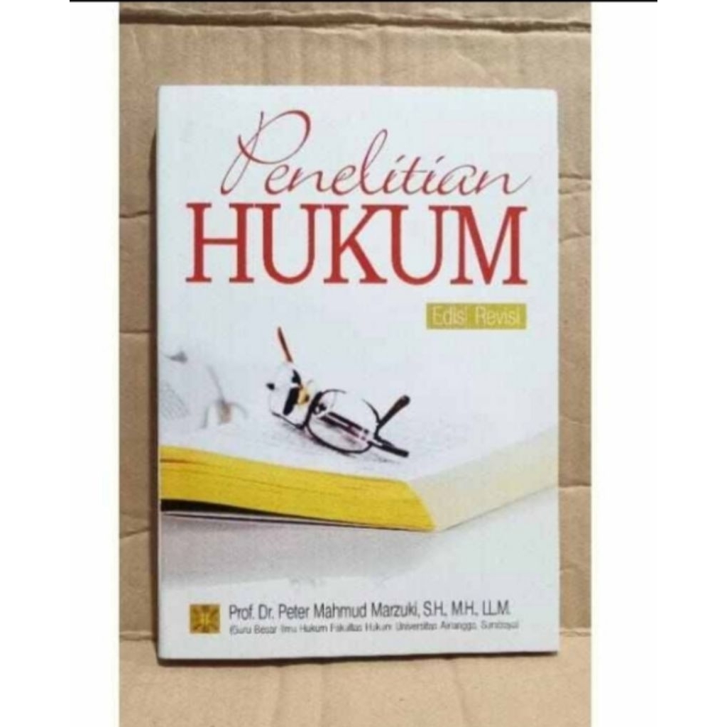 Buku penelitian hukum - Peter mahmud marzuki