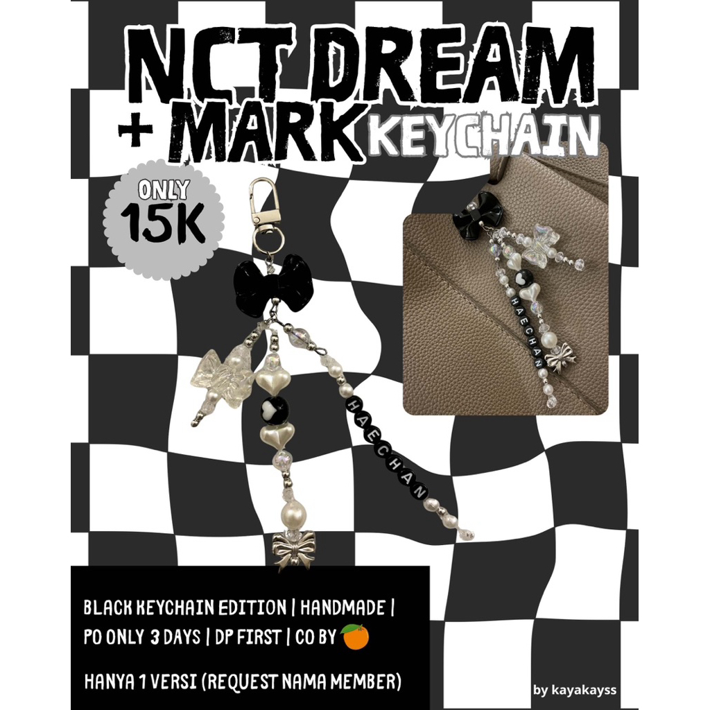 Keychain NCT DREAM + MARK / Keychain NCT / KEYCHAIN KPOP / Keychain Custom