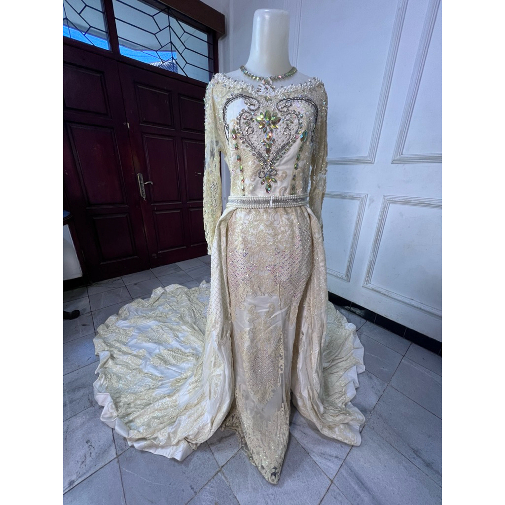 GAUN PESTA GAUN PENGANTIN KEBAYA PENGANTIN SEKEN SECOND PRELOVED