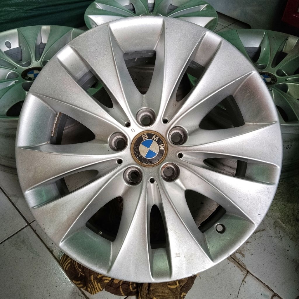 Velg Original BMW BBS Style 116 Ring 17 PCD 5x120 Lebar 7.5 ET 20 BMW E60 E39 E90 F10