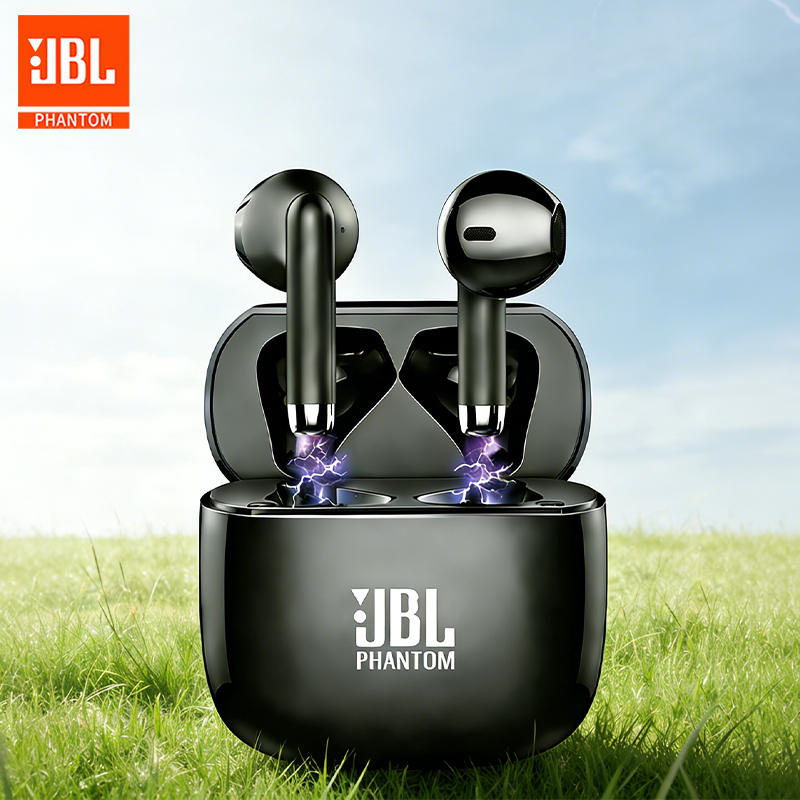 JBL PHANTOM Earphone Bluetooth Nirkabel Sejati Asli Headphone Suara HiFi Latensi Rendah Pengurangan 