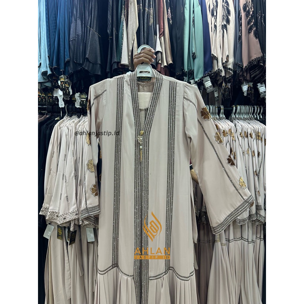 NEW ABAYA LINA HELWA INNER + OUTER MEWAH || ABAYA MESIR INNER OUTER || ABAYA IMPOR MESIR ORIGINAL