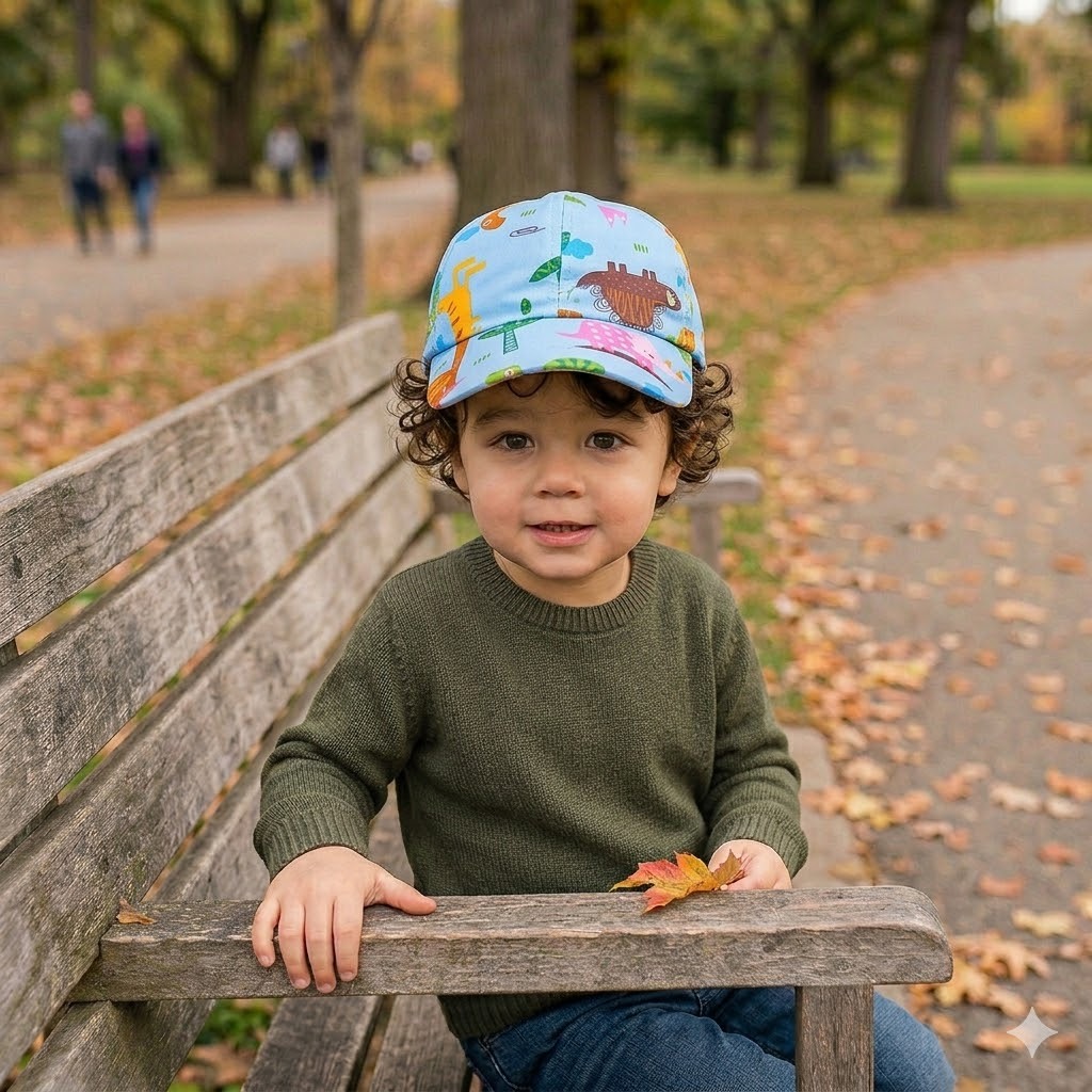 Topi Anak Baseball Dinosaurus Cute - Topi Anak Laki-Laki - Topi Dinosaurus Anak Laki Laki - Topi Ana