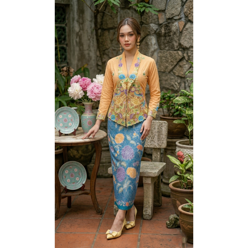 ZAALI Kebaya Dara Mandarin Duck