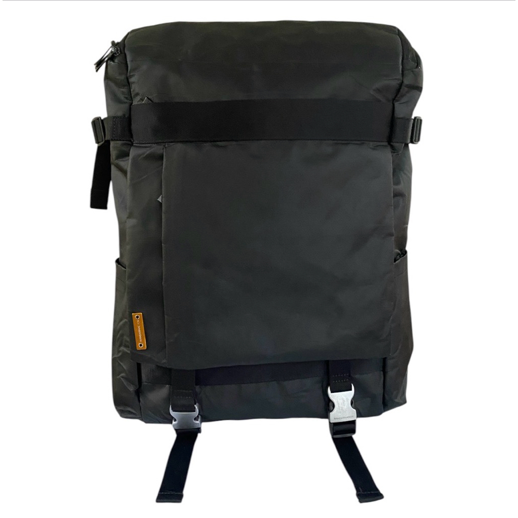 Mandarina Duck Geko Black Leather Kulit Backpack Tas Ransel Laptop
