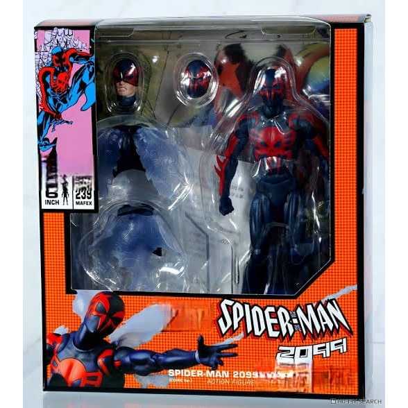 ACTION FIGURE MAFEX 2099 SPIDERMAN COMIC VERSION  RECAST ARTIKULASI 17cm