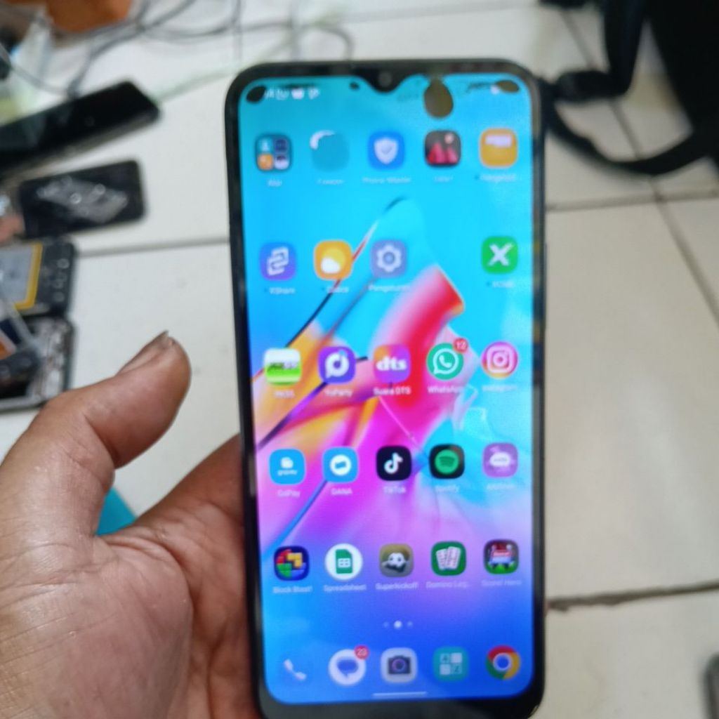 Infinix smart 5/6 minus retak kaca lcd baca deskripsi
