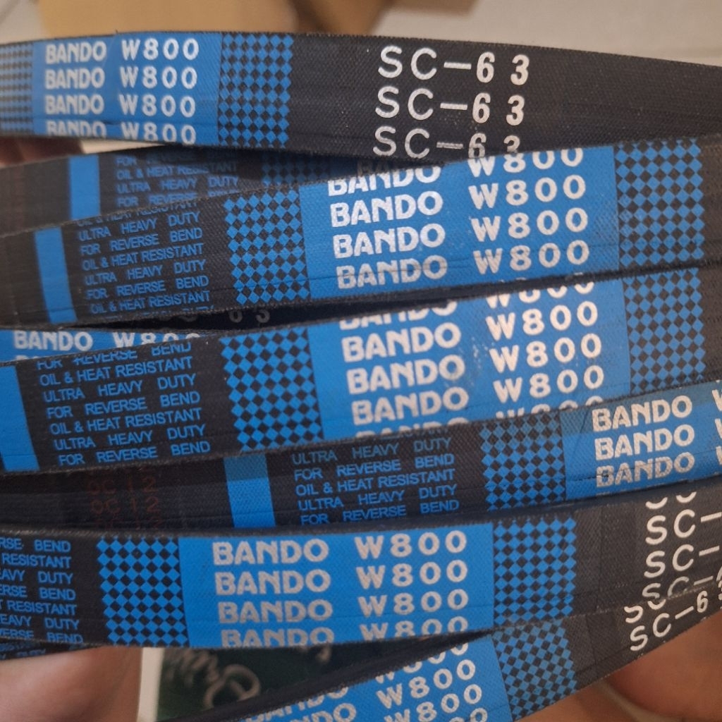 LC63 Mitsuboshi Super AG-X || SC63 Bando W800 { Tali Kipas Vanbelt V-belt LC-63 LC 63 SC 63 SC-63}