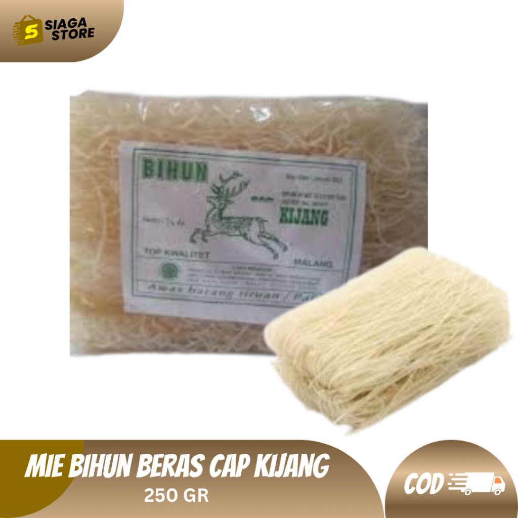 Mie Bihun Beras Cap Kijang Mi Soun 250 gr Kenyal Panjang [BELI BANYAK LEBIH HEMAT]