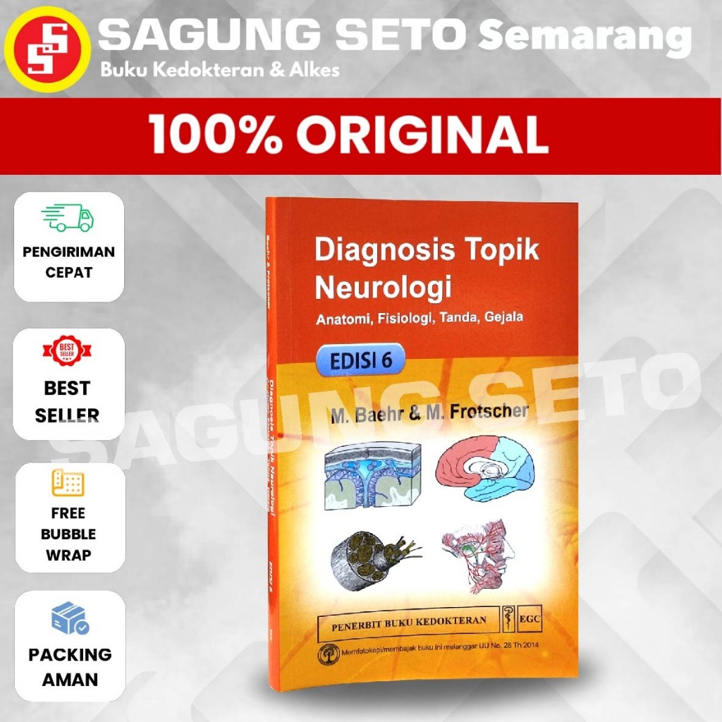 BUKU DIAGNOSIS TOPIK NEUROLOGI DUUS ED-6 / NEURO / DUUS - M BAEHR