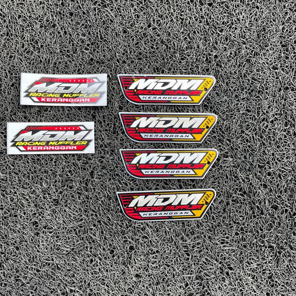 EMBLEM MDM MEREK KNALPOT MDM EMBLEM KNALPOT RACING MDM