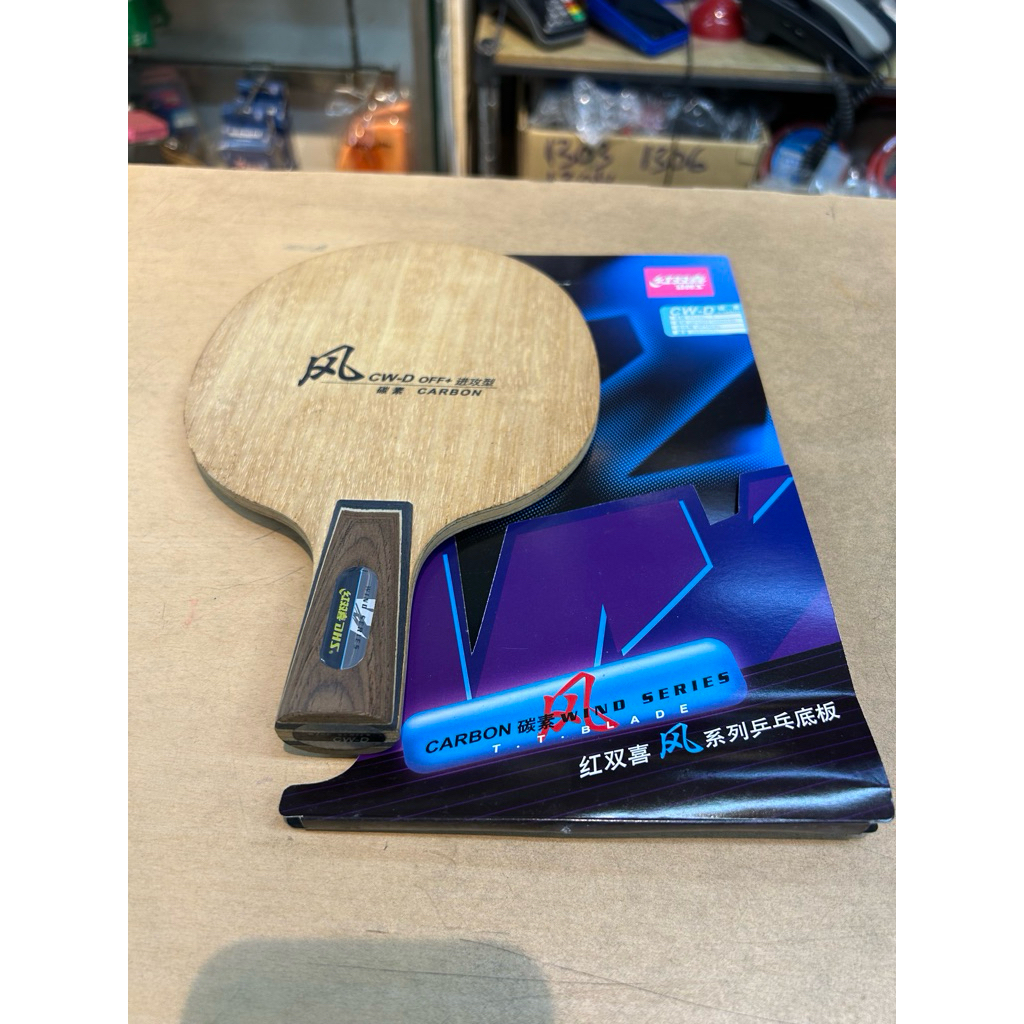 BET PINGPONG TENIS MEJA DOUBLE HAPPINESS CW-D OFF+ CARBON