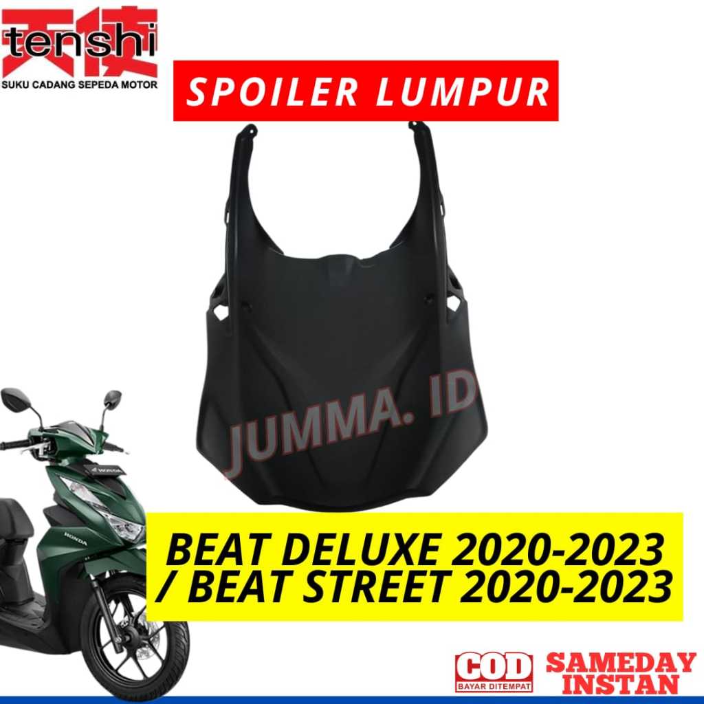 SPOILER / PENAHAN LUMPUR HONDA BEAT DELUXE 2020 -2023 / BEAT STREET 2020-2023