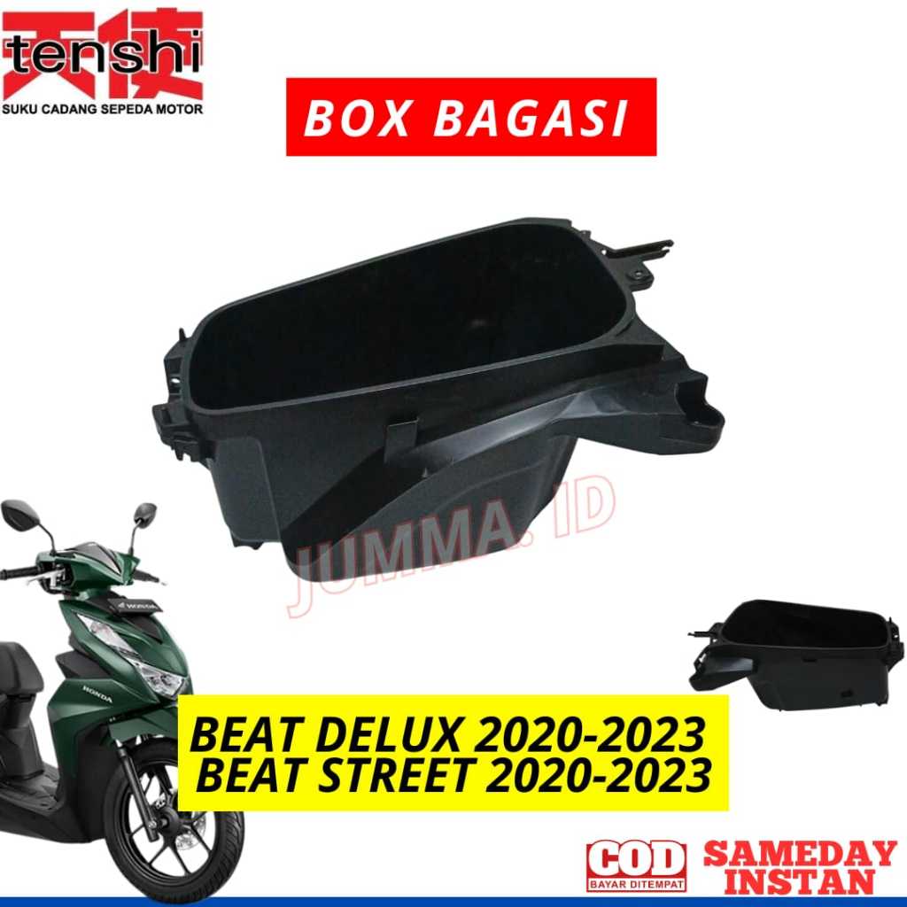 BOX BAGASI JOK HONDA BEAT DELUXE 2020-2023 / BEAT STREET 2020-2023