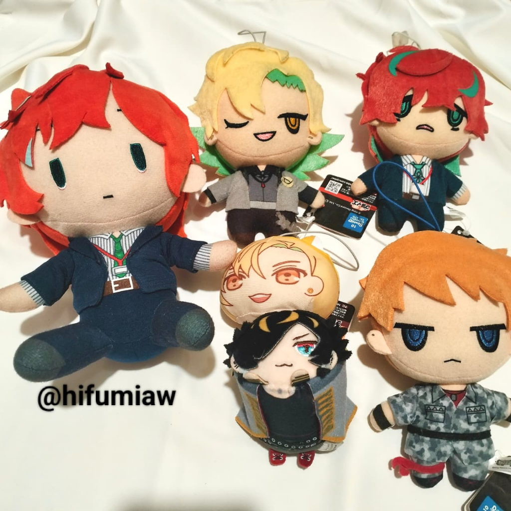 HYPMIC Hypnosis Mic Division Rap Battle Official Merch Plush. Matenrou, Mad Trigger Crew, Badass Tem