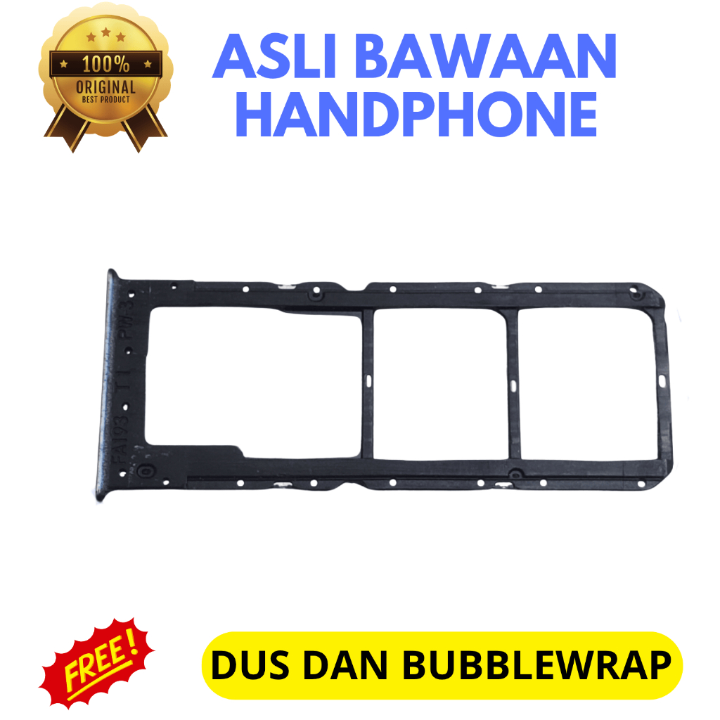 Simtray slot dudukan kartu hp Oppo reno 3 - asli original copotan cabutan bawaan