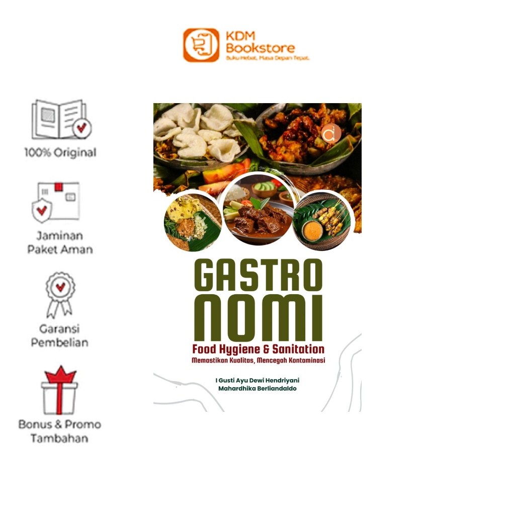 Buku Gastronomi Food Hygiene & Sanitation Memastikan Kualitas, Mencegah Kontaminasi