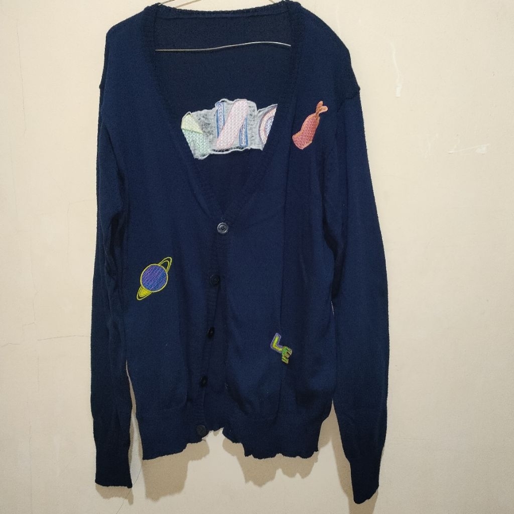 (Preloved) Cardigan Rajut BTS DNA fan-made Baca Deskripsi!