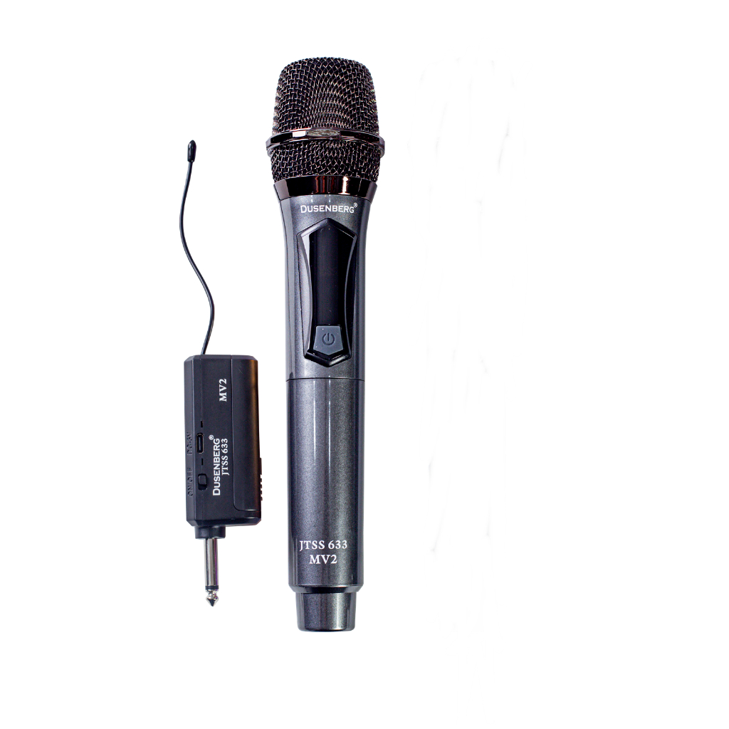 Microphone Wireless Dusenberg MV1 Mic Karaoke Connect Ampli Speaker Single Mic / Mic Wireless MV 1