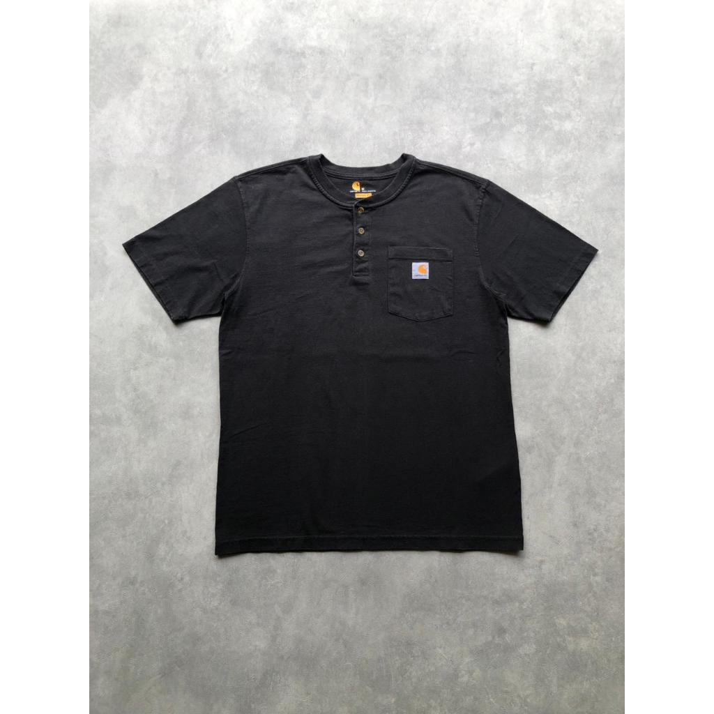 Carhartt Henley Pocket Tee Black