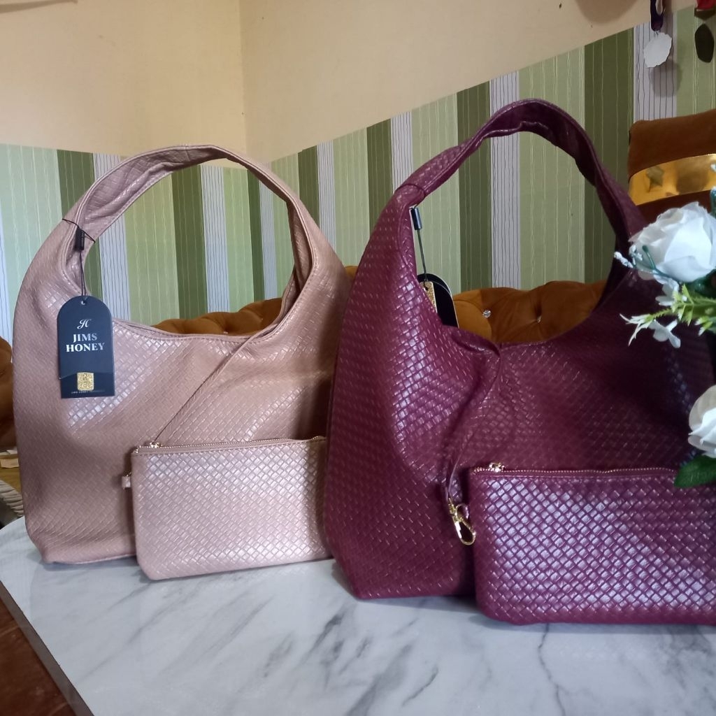 Tas Selempang Wanita RYNE BAG Jims Honey - Desain Rajut Elegan