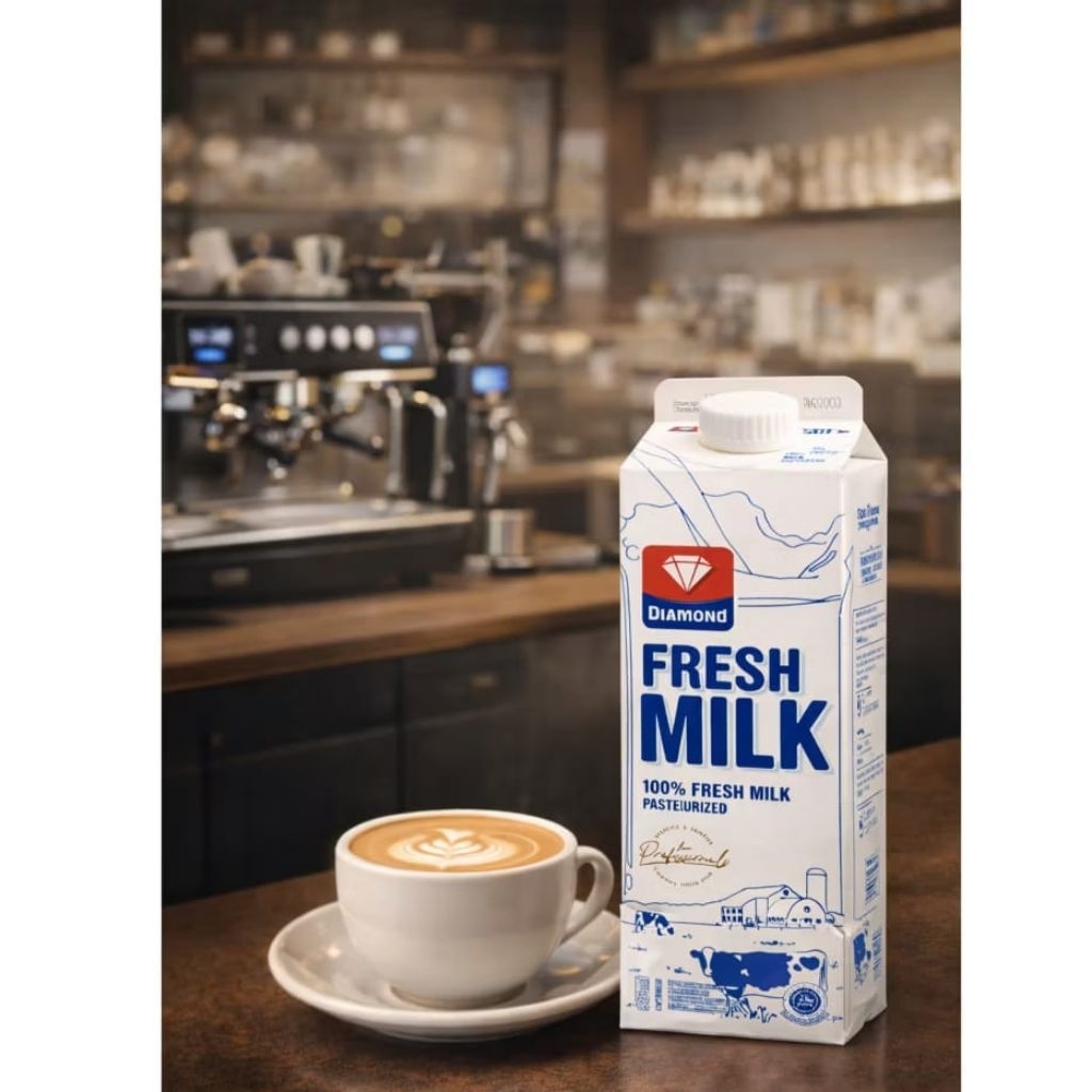 Diamond Fresh Milk 1 Liter 23K