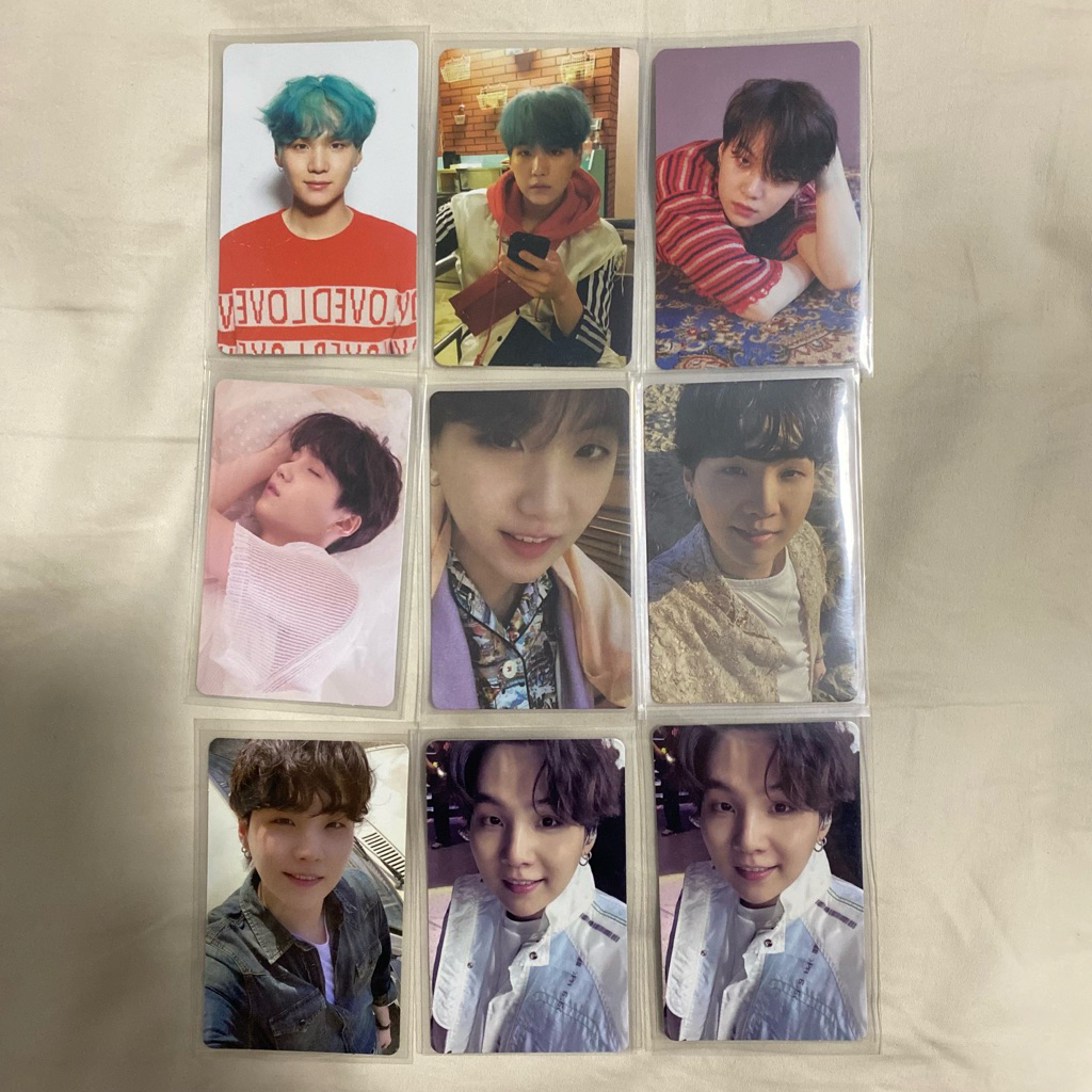 wts pc bts suga agust d yoongi min photocard album dvd bluray butter pob peaches her mots one map of